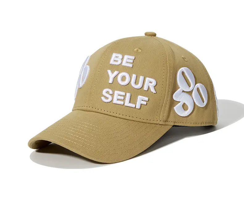 Black Baseball Cap with "Be Your Self" Embroidery — feature 21