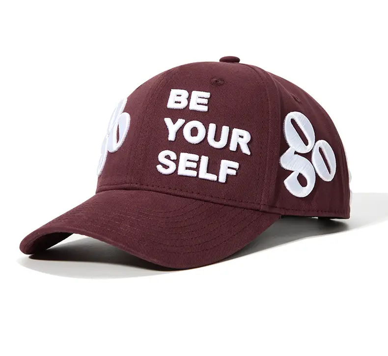 Black Baseball Cap with "Be Your Self" Embroidery — feature 25