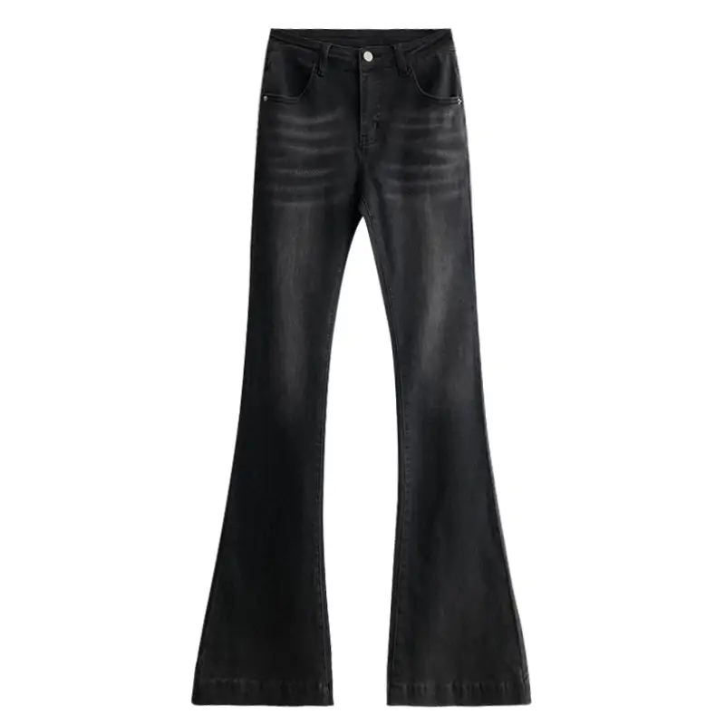 Women Dark Blue Slim Fit Micro-Flared Jeans 175 - Image 5