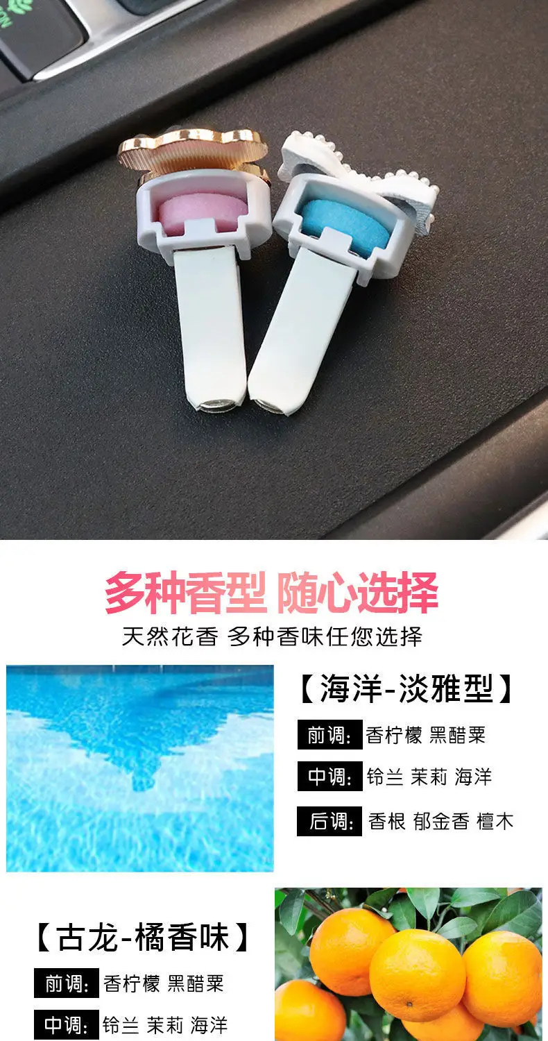 Car Air Conditioner Air Vent Fragrance Film Supplementary Pack Car Perfume Fragrance Film Supplementary Pack Two Pack Replacement Perfume Cotton — feature 5