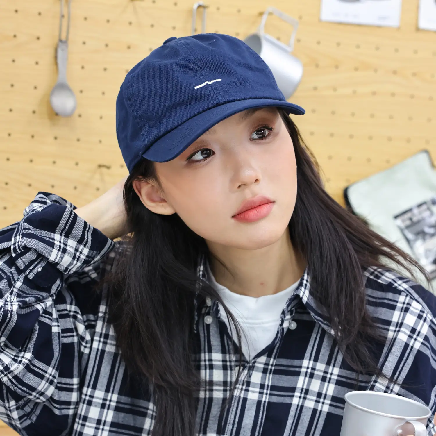 Grey Japanese Style Baseball Cap for Men Women Casual Summer Sunshade - Image 7