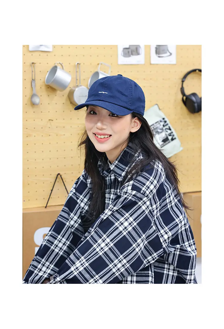 Grey Japanese Style Baseball Cap for Men Women Casual Summer Sunshade — feature 3