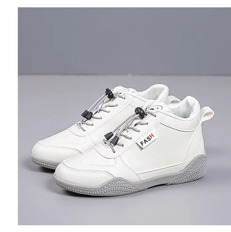 2026 New Autumn Lightweight Student Casual Shoes for Women, Mid-Top Versatile White Shoes, Thick-Soled Wear-Resistant Women's Sports Shoes — feature 19