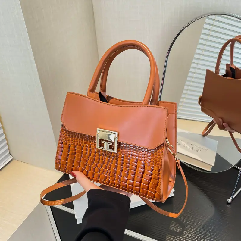 2024 Women's Textured Shoulder Bags Set of 5 - Image 8