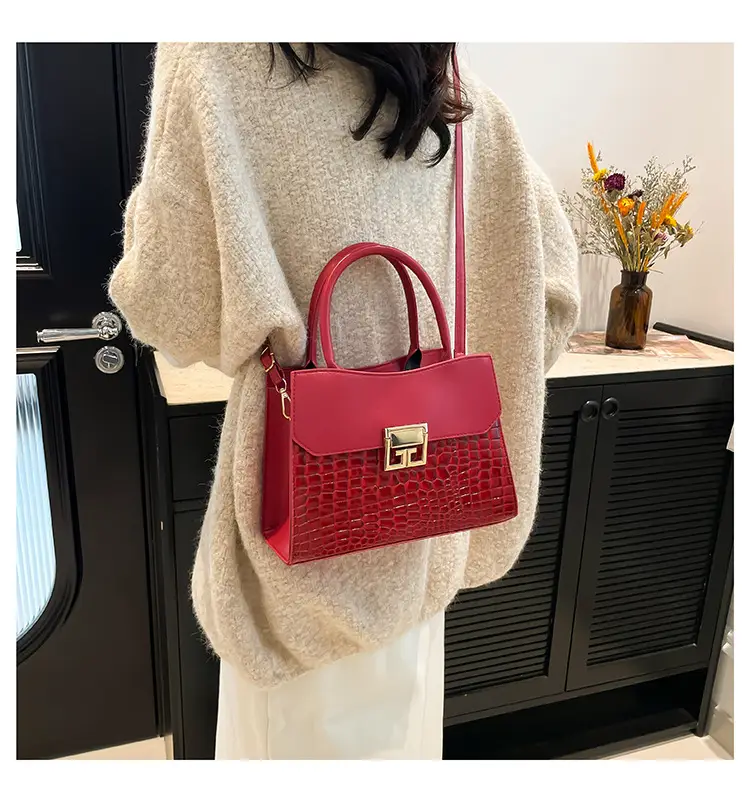 2024 Women's Textured Shoulder Bags Set of 5 — feature 20