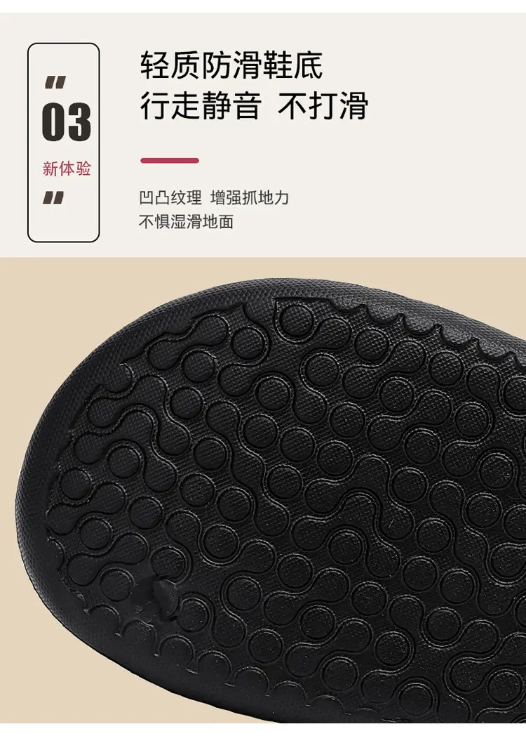 Cotton Slippers Men's Winter 2024 New Arrival Indoor Home Wearing Thick Sole Couple's Baotou Cotton Shoes Waterproof Slippers — feature 10