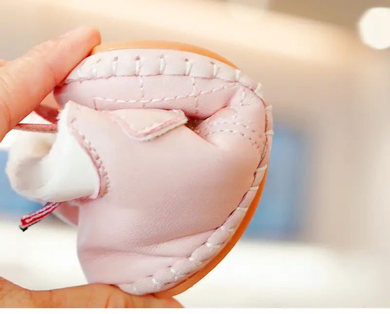 Baby Shoes Pink Fleece Winter Toddler Non-Slip — feature 1