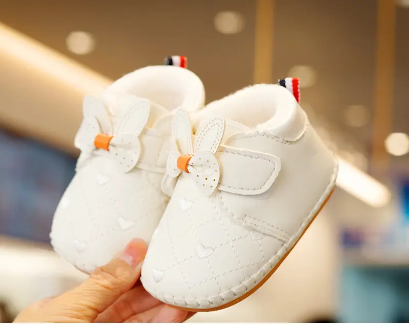 Baby Shoes Pink Fleece Winter Toddler Non-Slip — feature 5