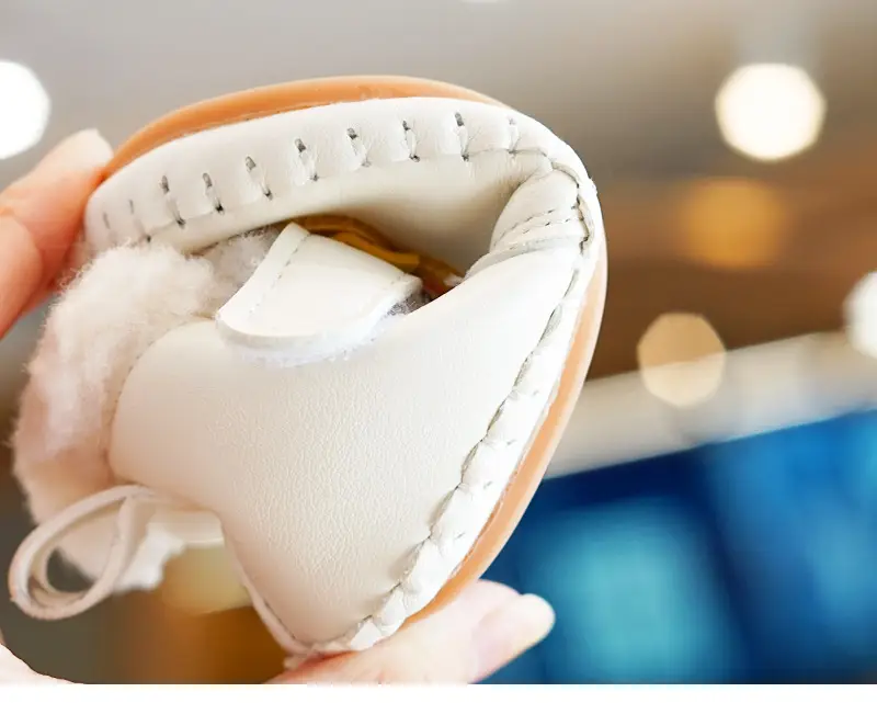 Baby Winter Fleece Slippers Cream Yellow 0-1Yr — feature 2