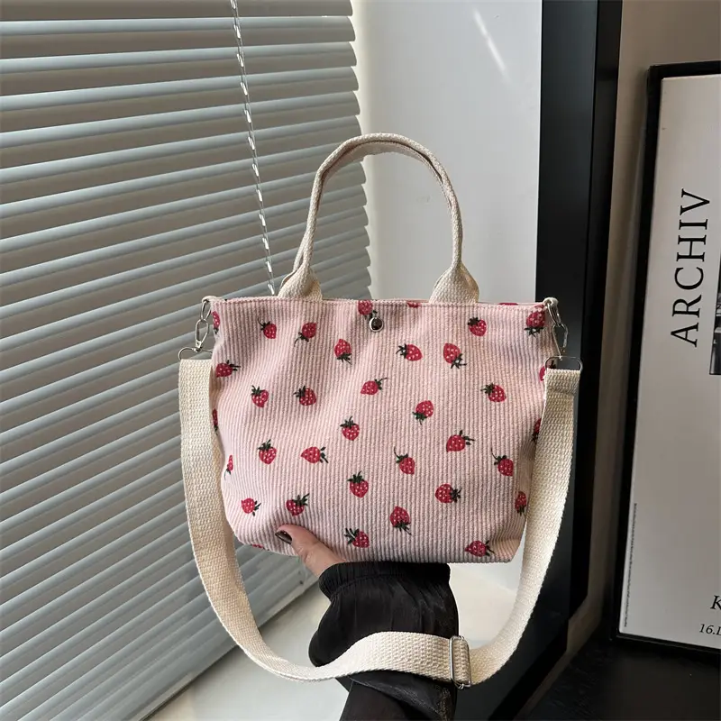 Large Capacity Ethnic Crossbody Bag Women 2024 New Canvas Commuter - Image 3