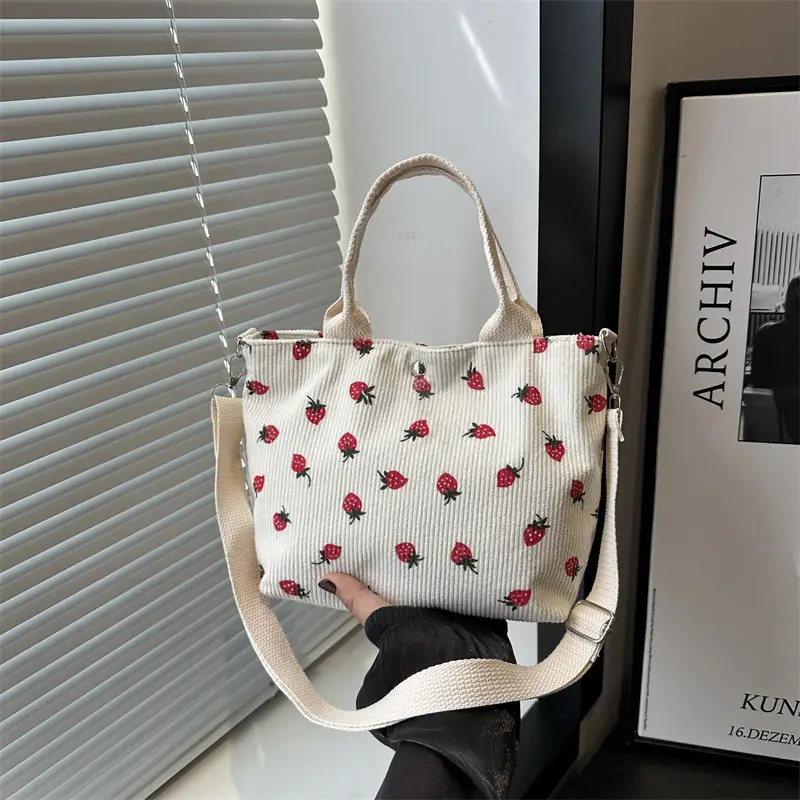 Large Capacity Ethnic Crossbody Bag Women 2024 New Canvas Commuter - Image 4