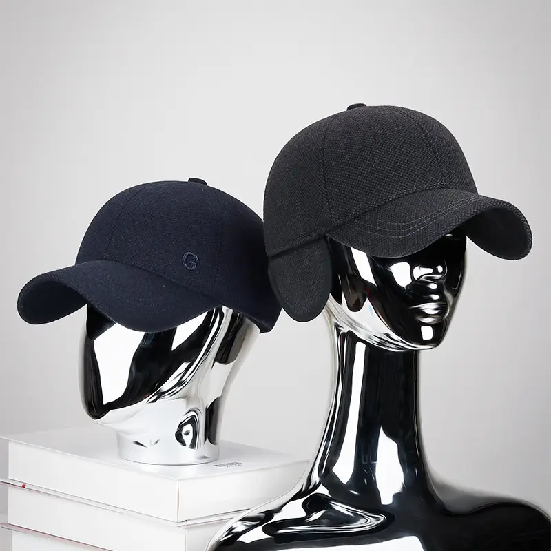 Men's Fleece Baseball Cap with Ear Protection - Image 5