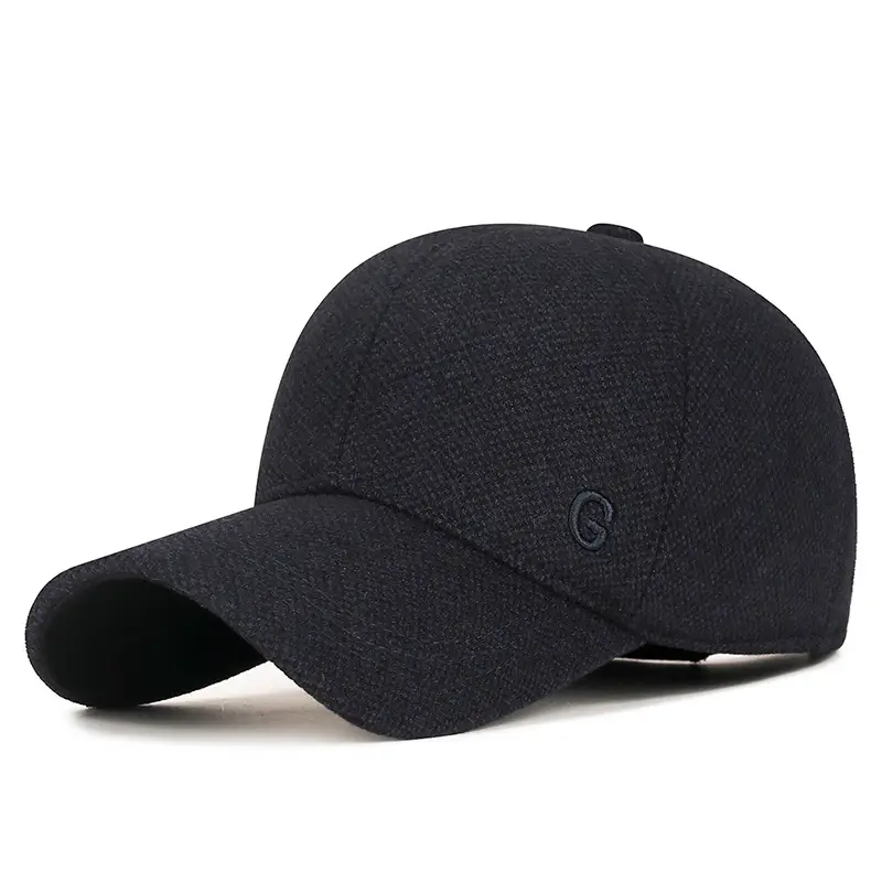 Men's Fleece Baseball Cap with Ear Protection - Image 3