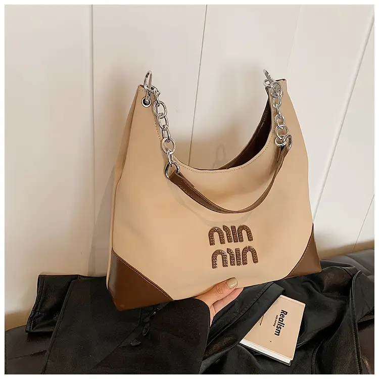 Frosted Shoulder Bag Women Retro Chain Armpit Bag — feature 20