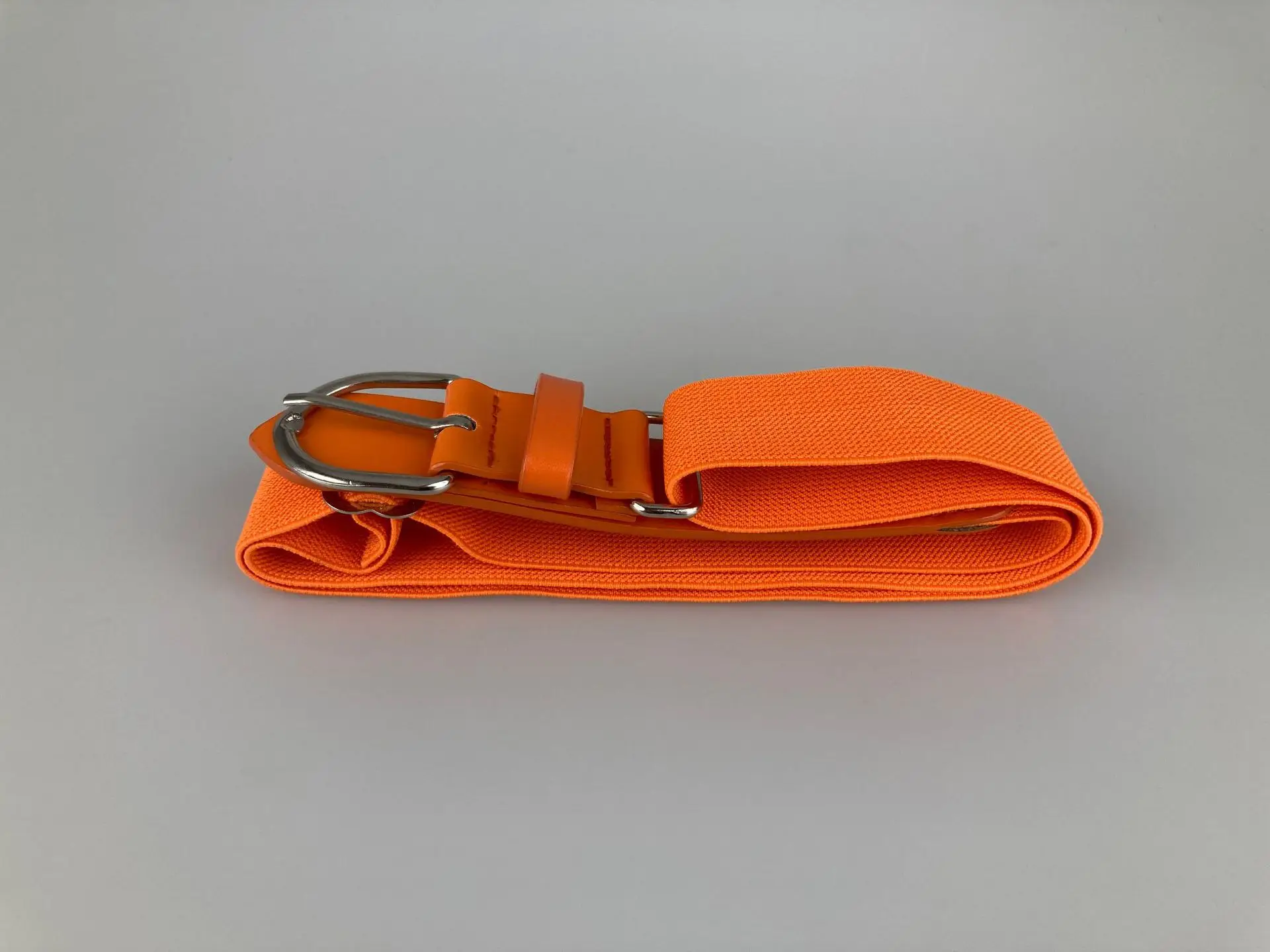 Elastic Adjustable Baseball Belt White