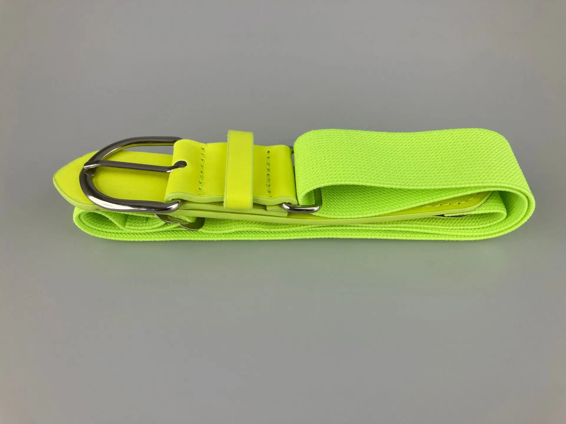 Elastic Adjustable Baseball Belt White