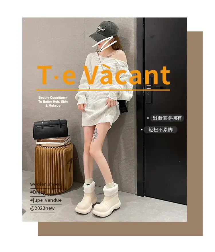 Big Shoes Fashion Rain Shoes Women's Winter Non-slip Low-top Water Shoes Water Boots Short Rain Boots Car Washing Kitchen Shoes Rubber Shoes — feature 1