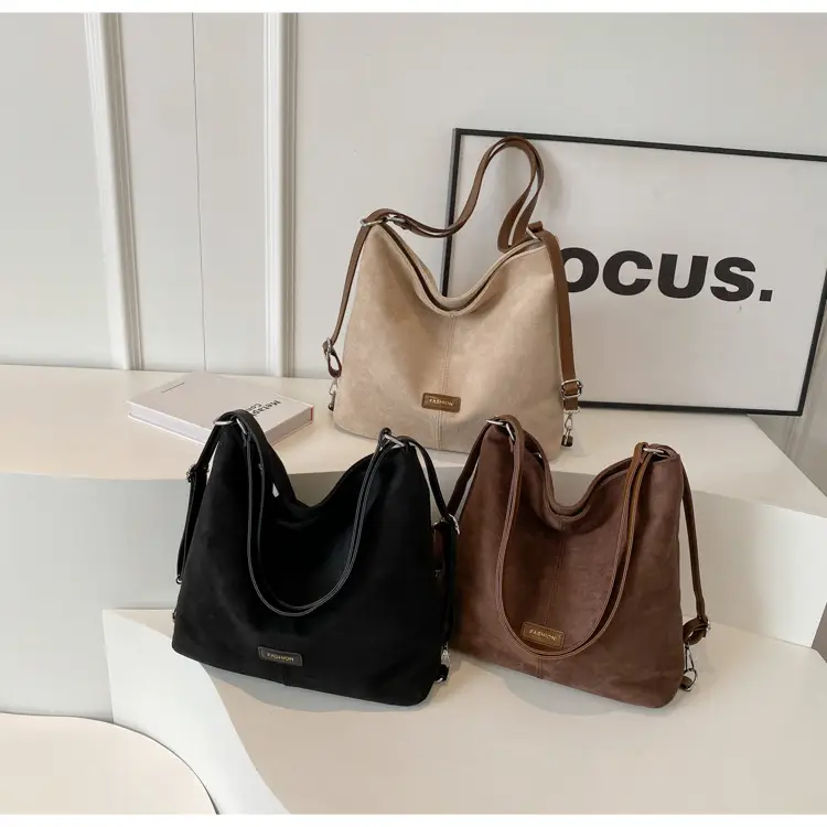 Black Retro Commuter Tote Bag Women 2024 — feature 1