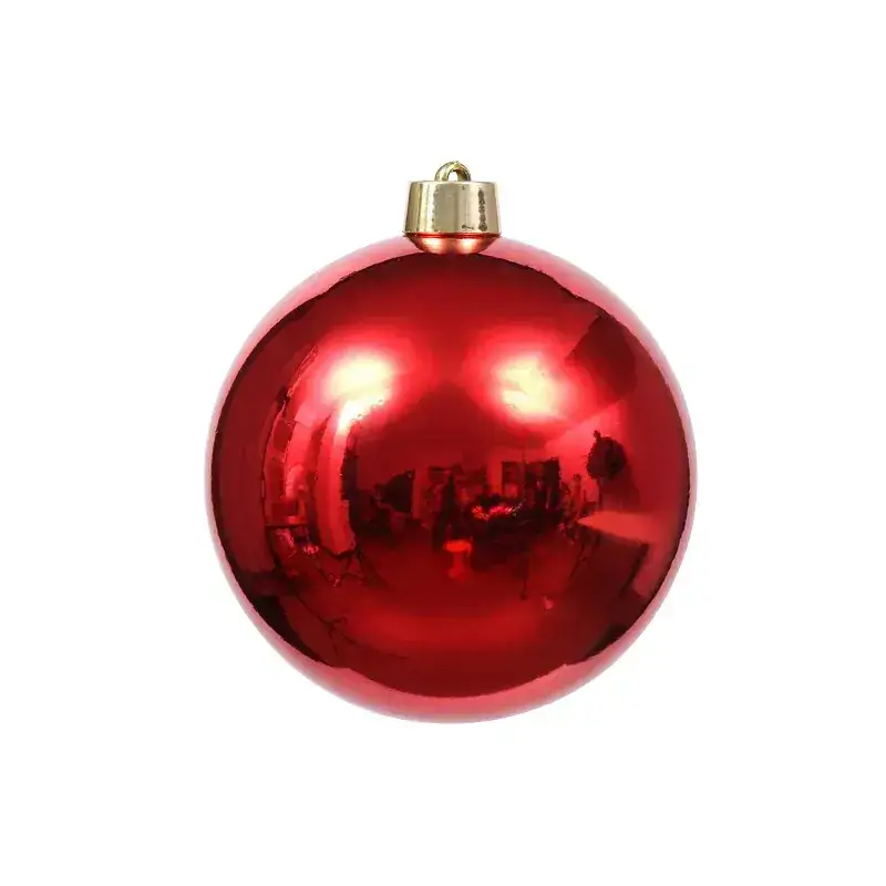Purple Electroplated Christmas Balls 6 Pack 10cm - Image 53