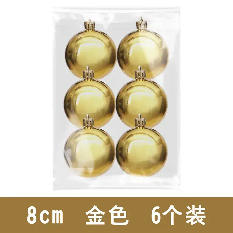 Purple Electroplated Christmas Balls 6 Pack 10cm - Image 10