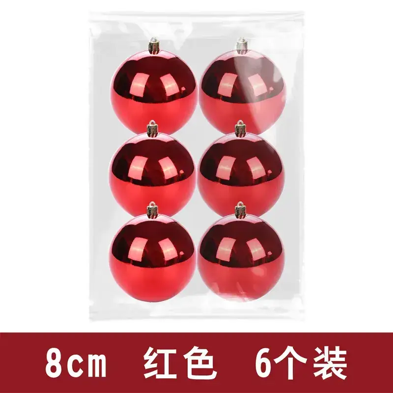 Purple Electroplated Christmas Balls 6 Pack 10cm - Image 12