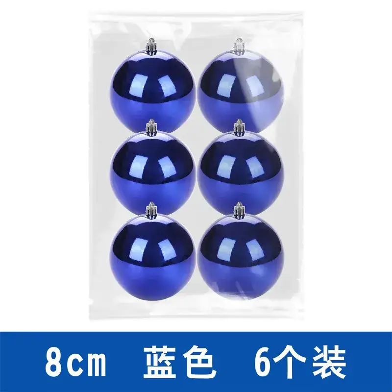 Purple Electroplated Christmas Balls 6 Pack 10cm - Image 13