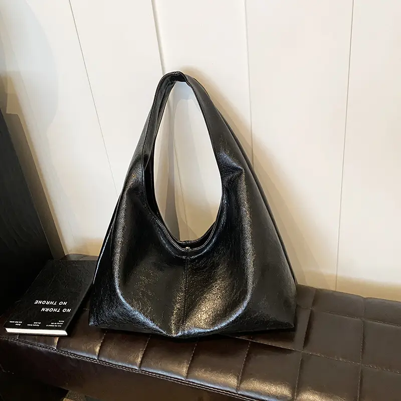 Black Korean Style Tote Bag for Women 2025 - Image 9