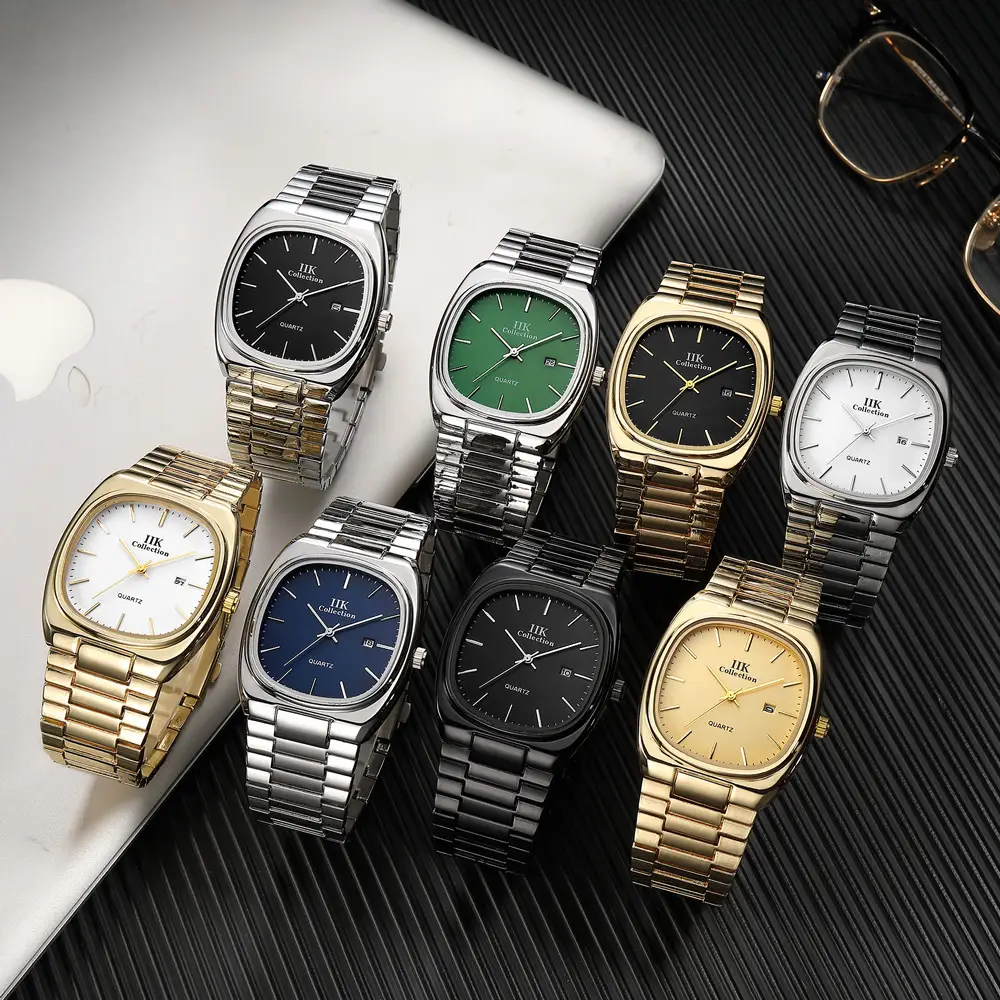 IIK Square Watch with Calendar & Quartz - Image 19