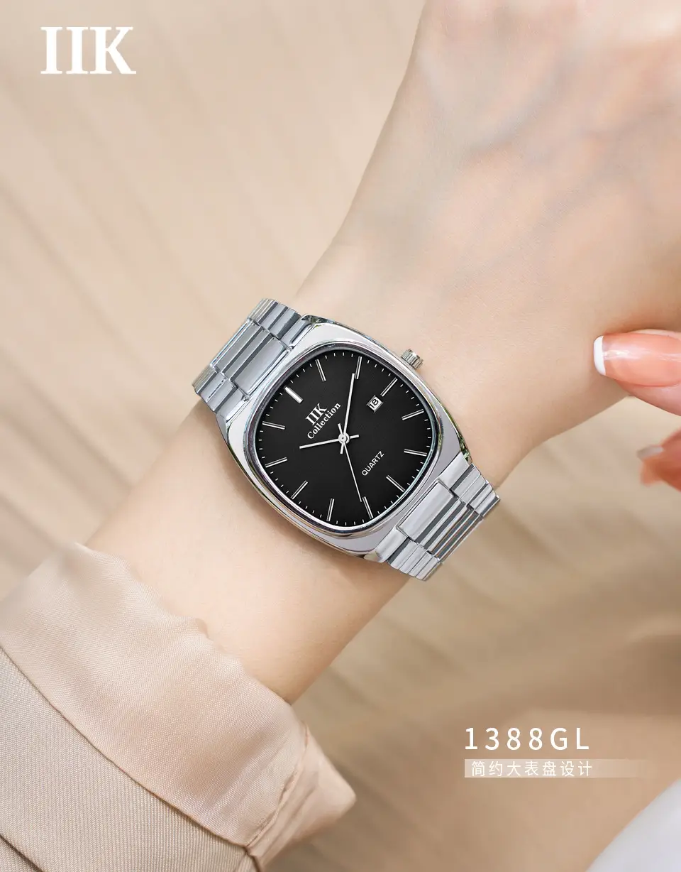 IIK Square Watch with Calendar & Quartz — feature 2