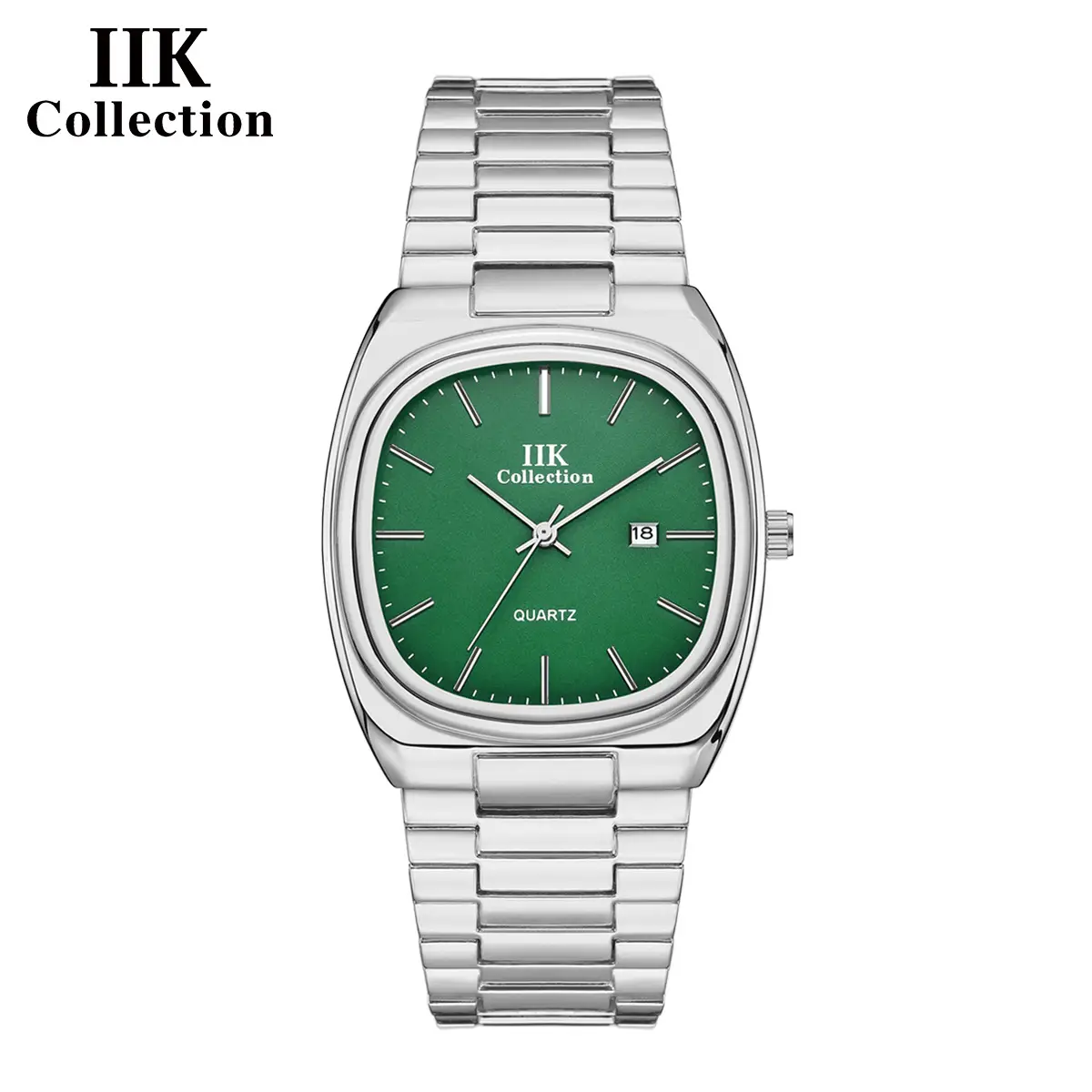IIK Square Watch with Calendar & Quartz - Image 12