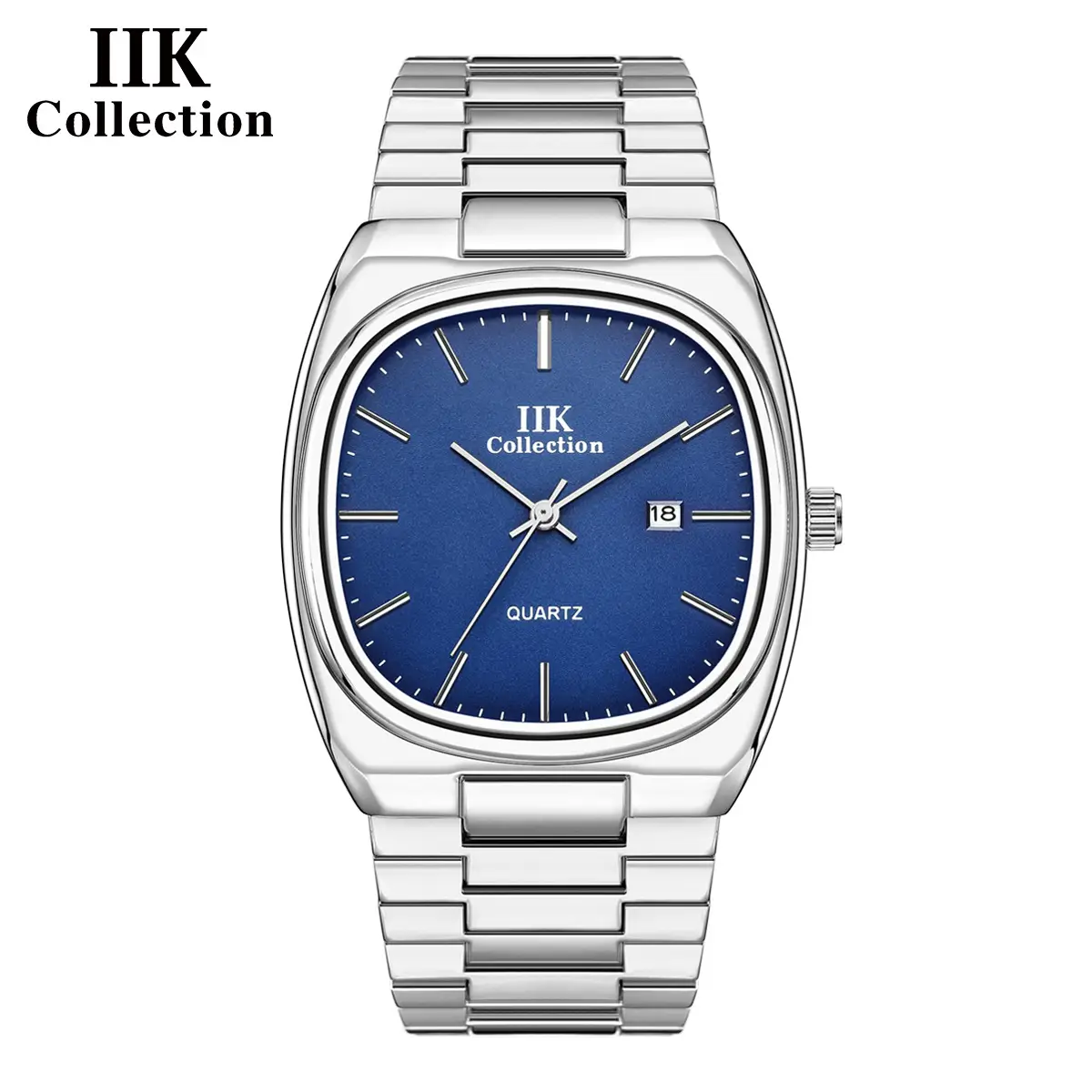 IIK Square Watch with Calendar & Quartz - Image 2