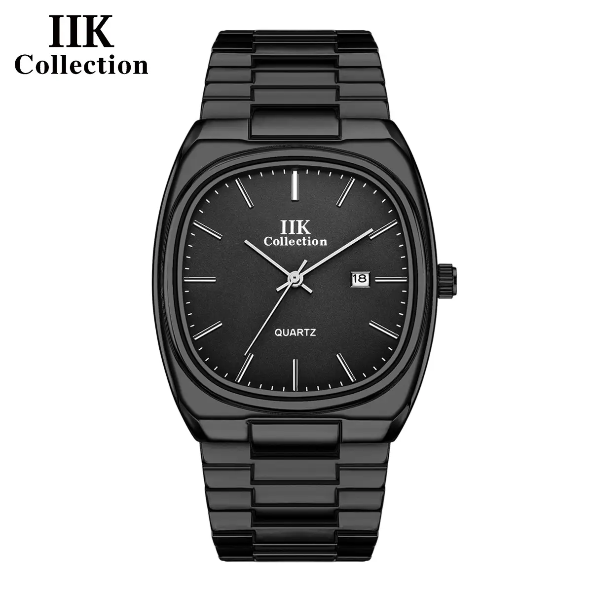 IIK Square Watch with Calendar & Quartz - Image 5