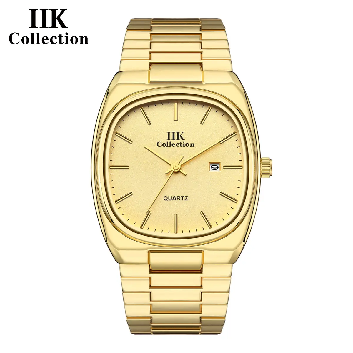 IIK Square Watch with Calendar & Quartz - Image 6