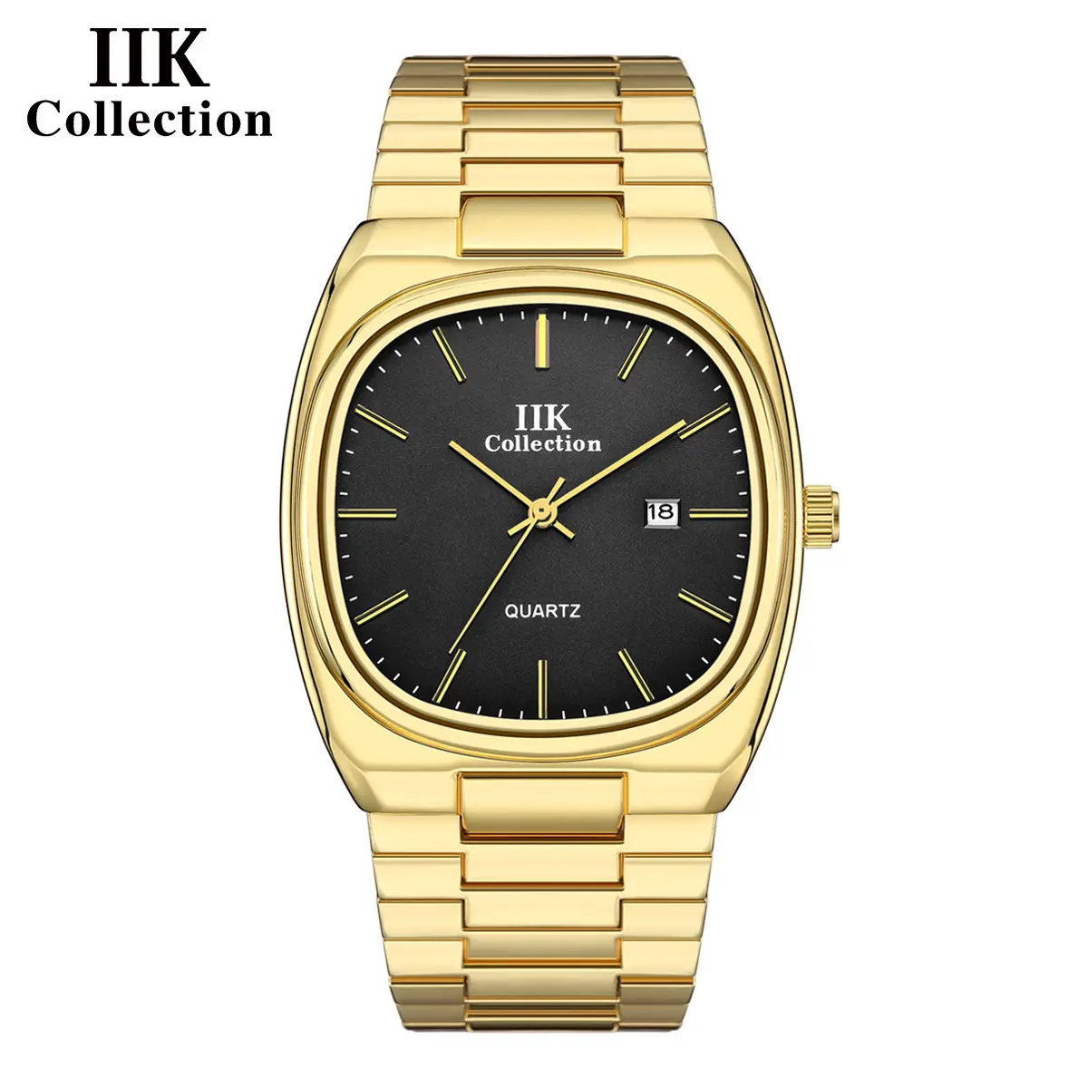 IIK Square Watch with Calendar & Quartz - Image 7