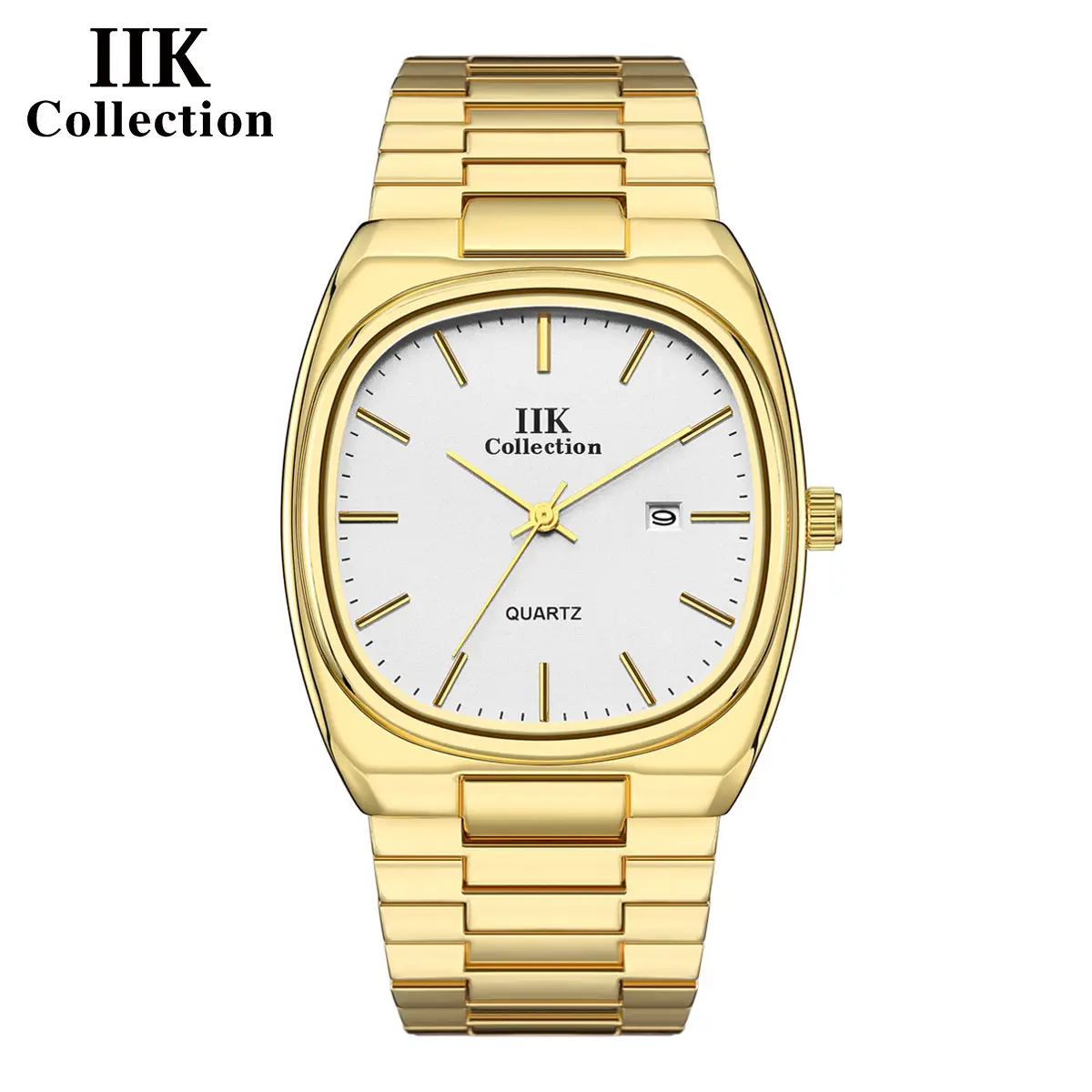IIK Square Watch with Calendar & Quartz - Image 8