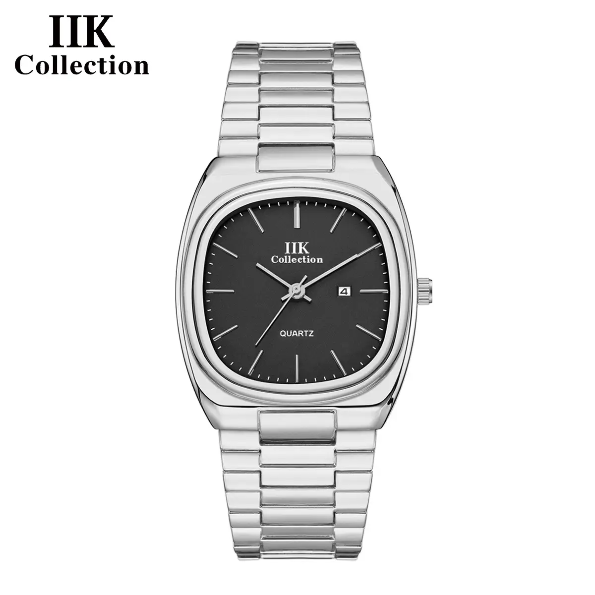 IIK Square Watch with Calendar & Quartz - Image 9