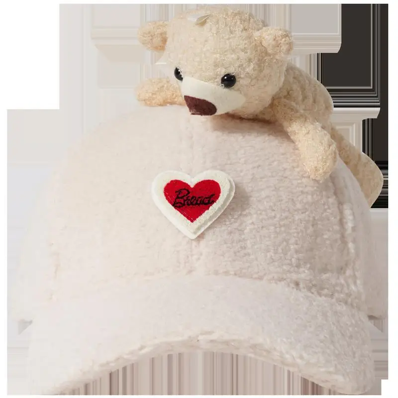 Japanese Style Cute Girl Wool Doll Cap for Girls - Image 10