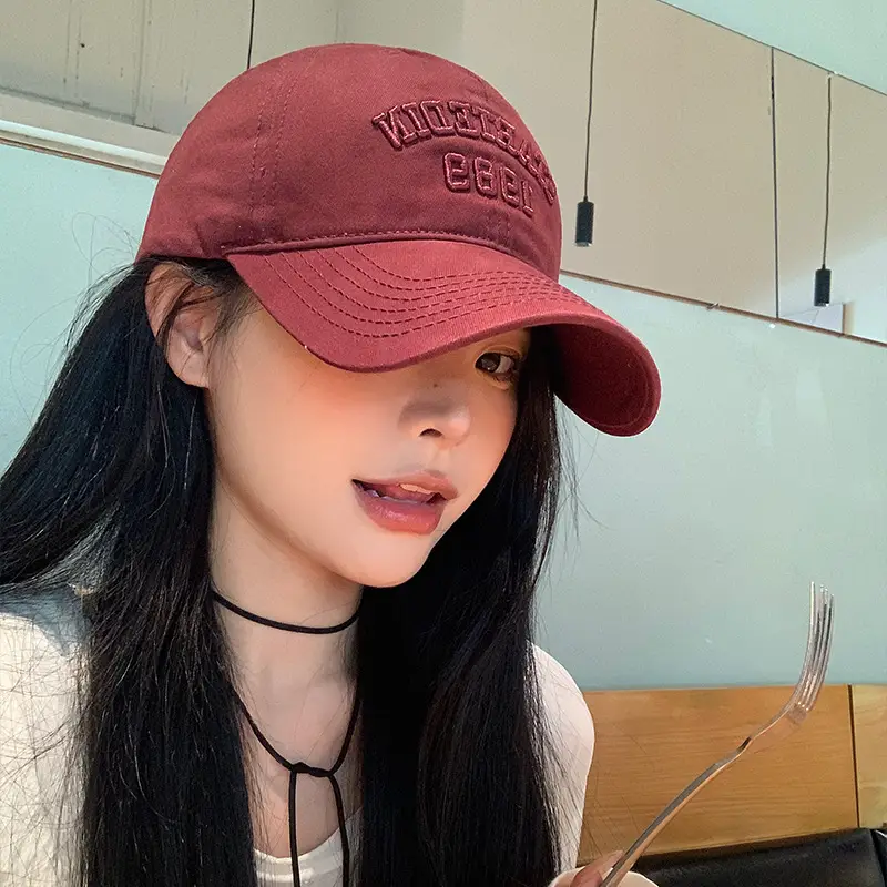 Women's Beige Embroidered Baseball Cap "STARTED BY BEE" - Image 13