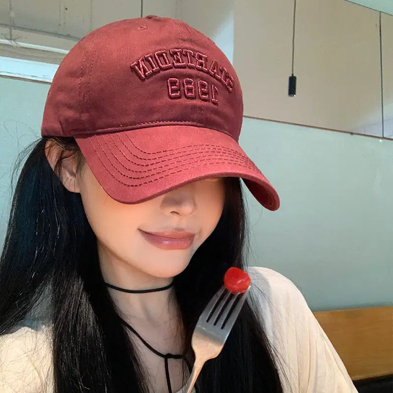 Women's Beige Embroidered Baseball Cap "STARTED BY BEE" - Image 14
