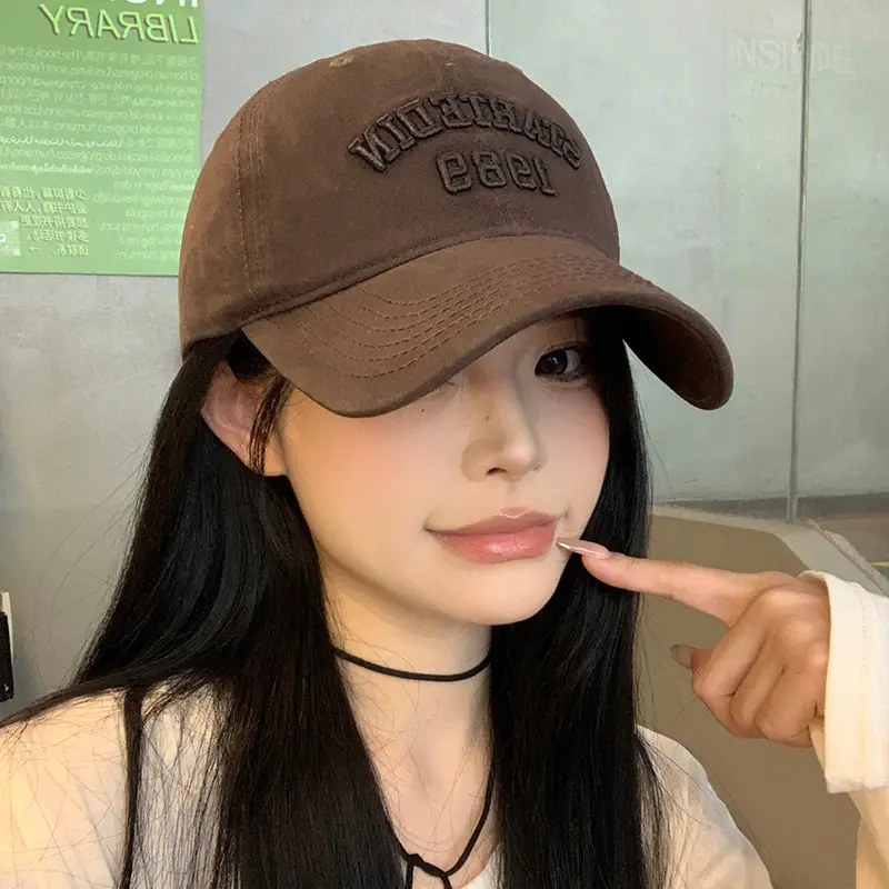 Women's Beige Embroidered Baseball Cap "STARTED BY BEE" - Image 15