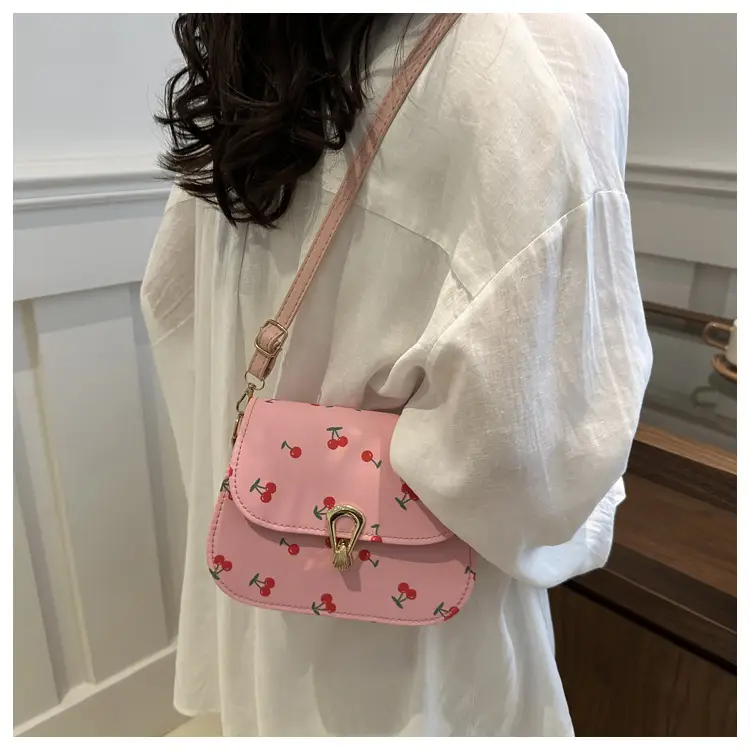 Women's Red Riding Book Floral Saddle Crossbody Bag — feature 15