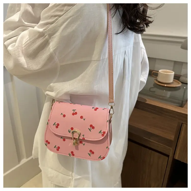 Women's Red Riding Book Floral Saddle Crossbody Bag — feature 16
