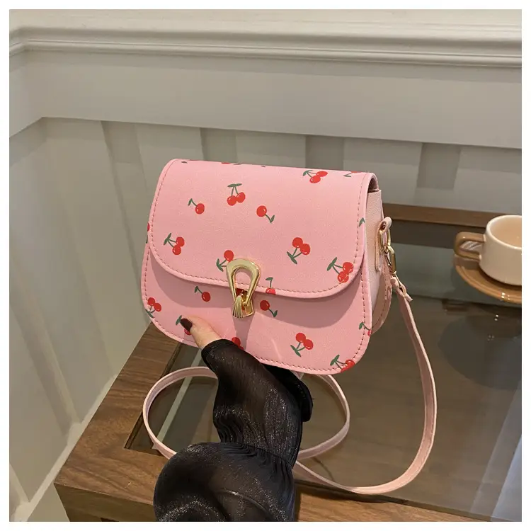 Women's Red Riding Book Floral Saddle Crossbody Bag - Image 2