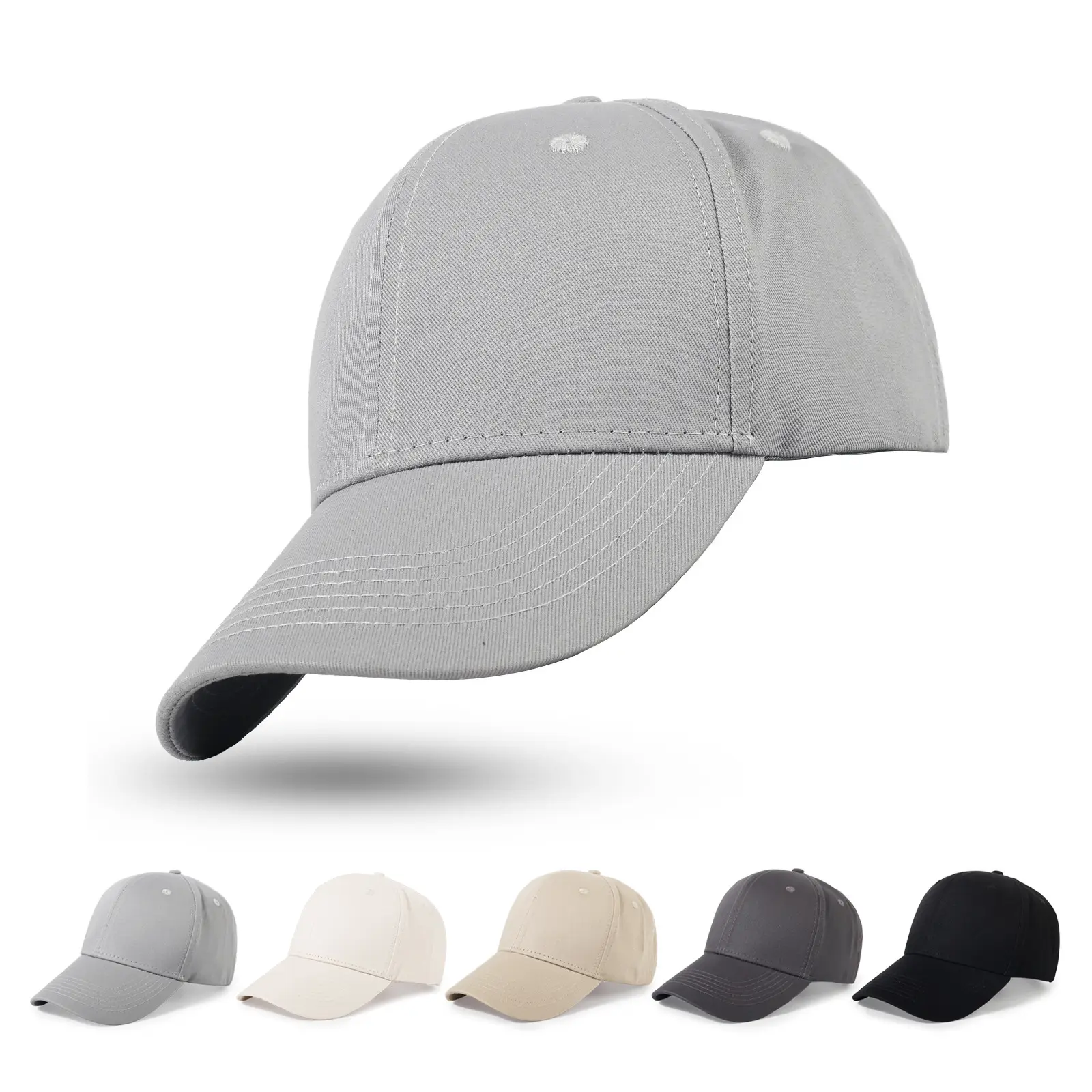 Japanese Style Adjustable Black Baseball Cap for Men