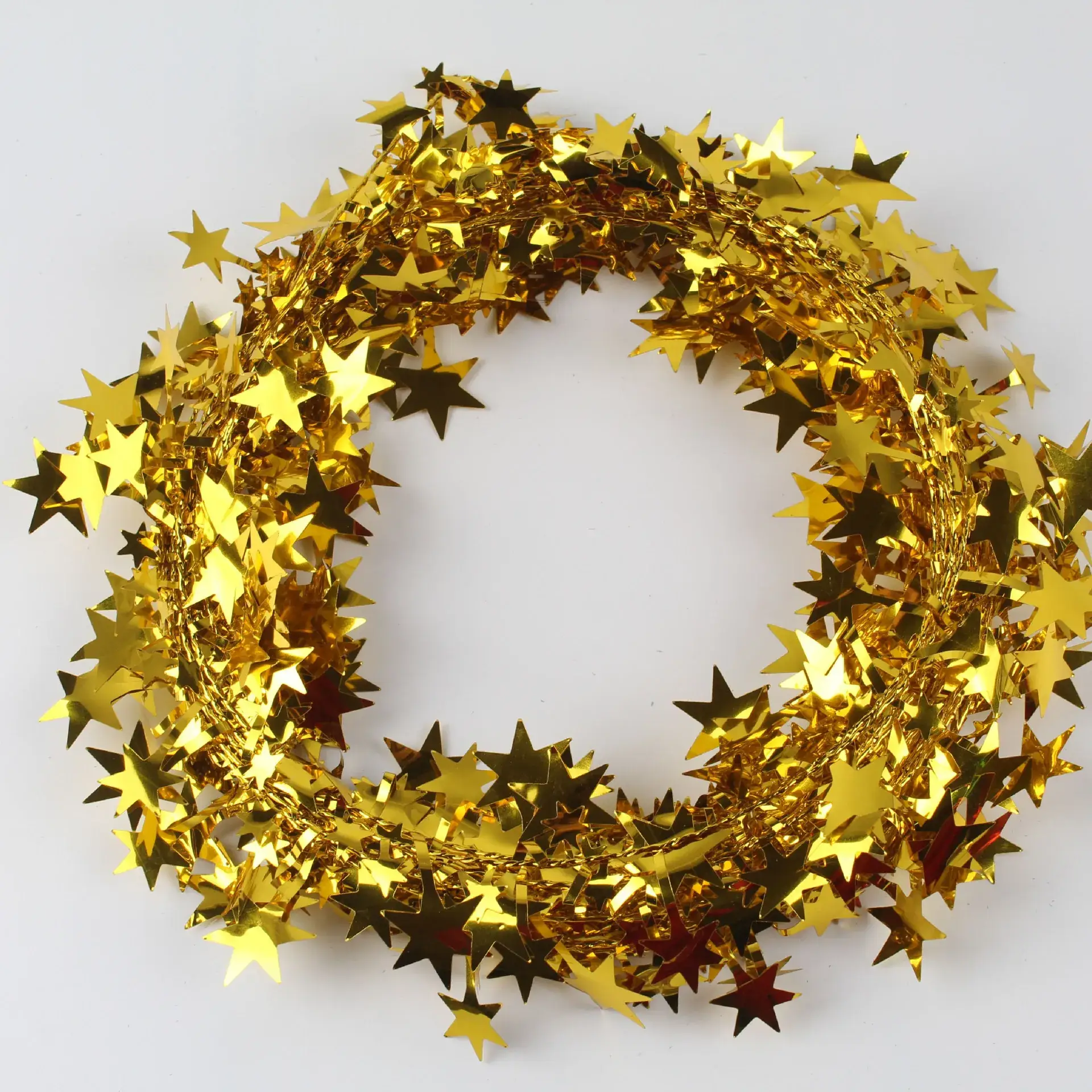 7.5m Wire Star Pull Flower Strip Christmas Decor - Image 3