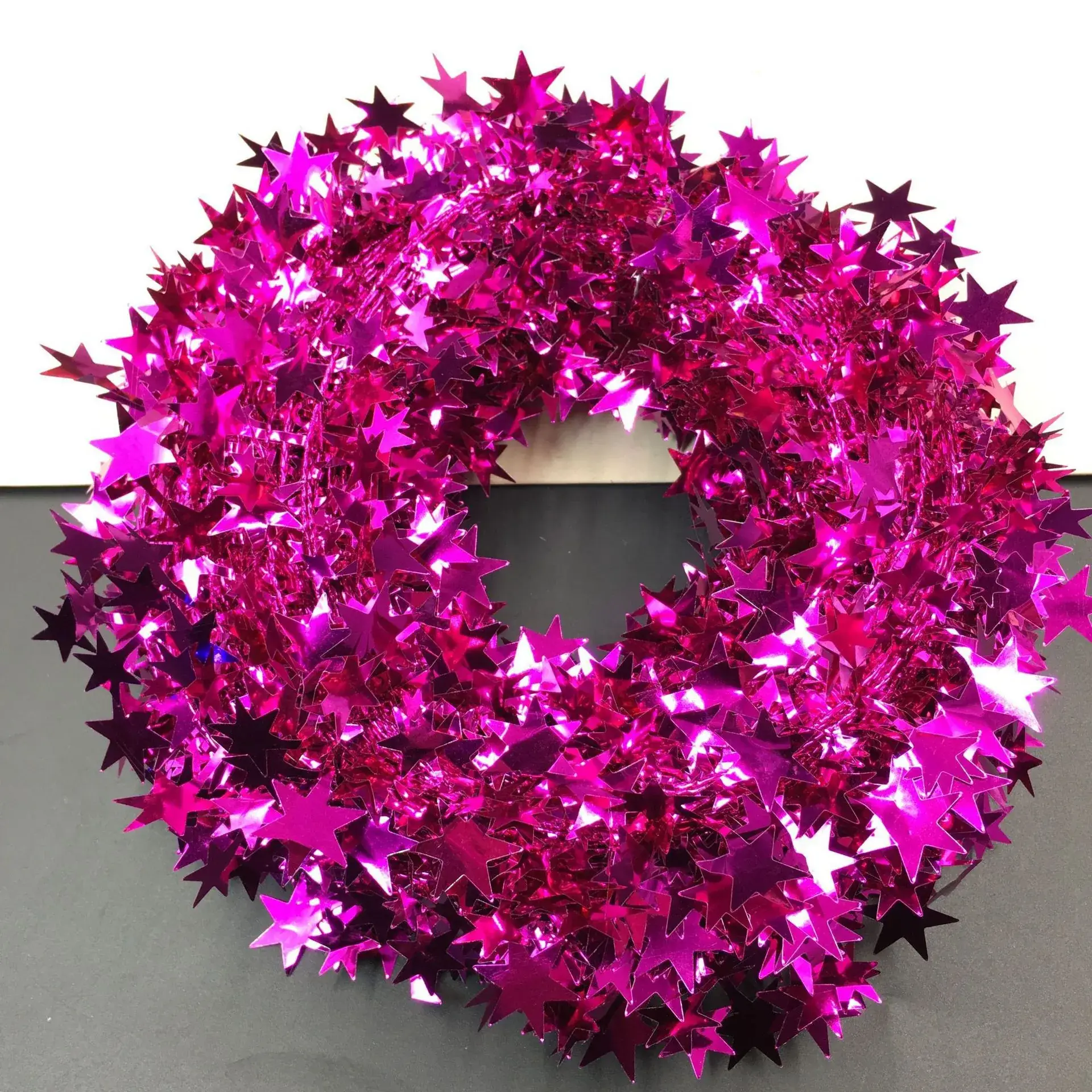 7.5m Wire Star Pull Flower Strip Christmas Decor - Image 7