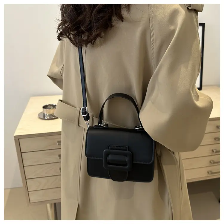 White Korean Style Small Square Handbag for Women — feature 15