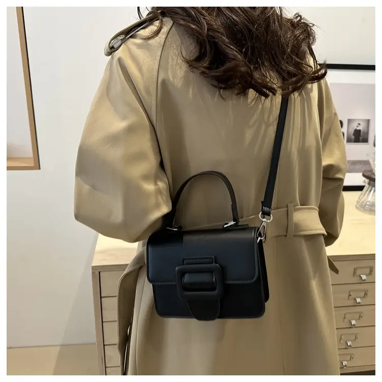White Korean Style Small Square Handbag for Women — feature 16