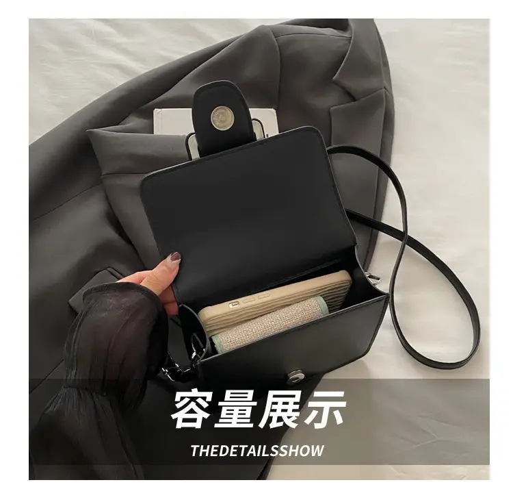 White Korean Style Small Square Handbag for Women — feature 7