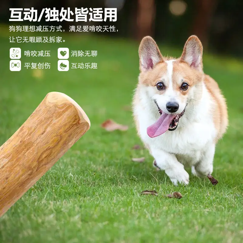 Selected Dog Molar Sticks, Bite-Resistant, Relieve Boredom, Remove Bad Breath, Clean Teeth, Prevent Disassembly, Home Toys, Natural Coffee Wood, Foreign Trade Wholesale